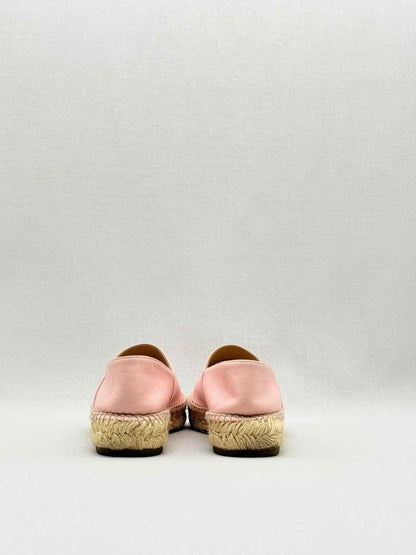 Pre - loved CHANEL Espadrille Pink Size EU 38 Flats at Reems Closet