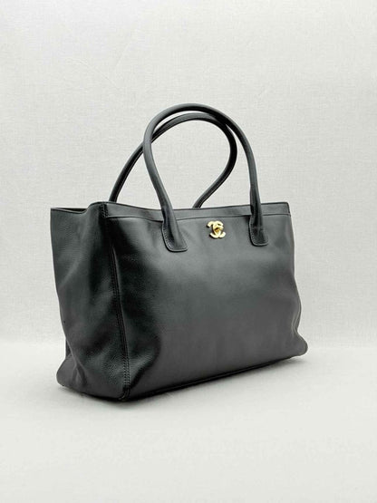 Pre - loved CHANEL Executive Cerf Black Tote Bag at Reems Closet