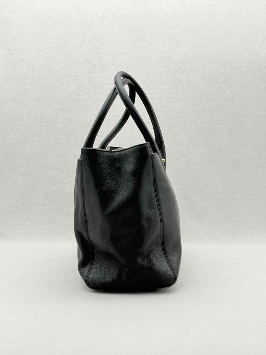 Pre - loved CHANEL Executive Cerf Black Tote Bag at Reems Closet