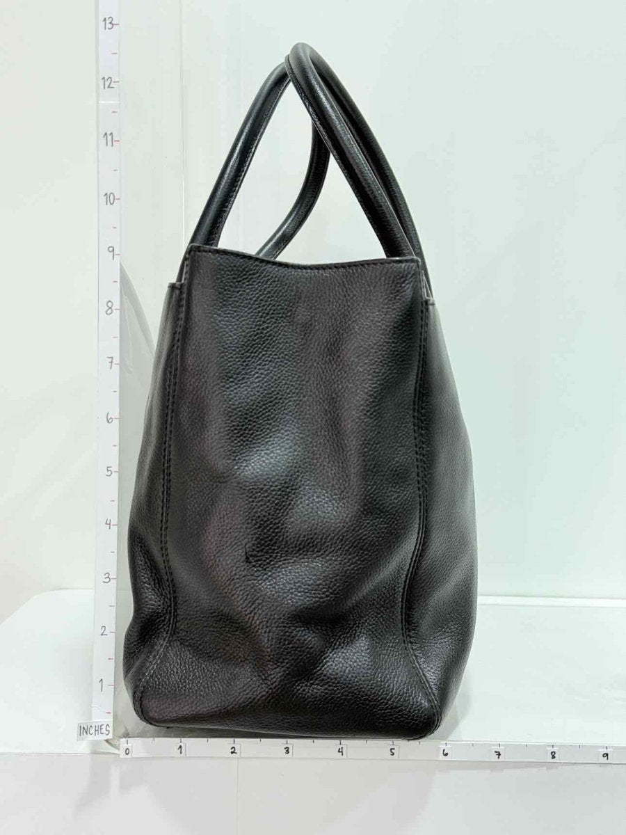 Pre - loved CHANEL Executive Cerf Black Tote Bag at Reems Closet