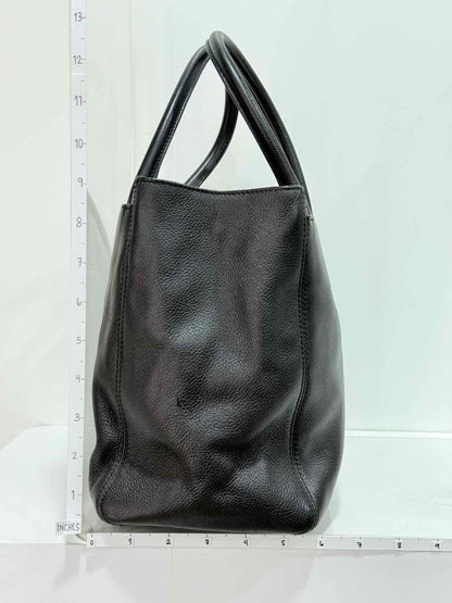 Pre - loved CHANEL Executive Cerf Black Tote Bag at Reems Closet
