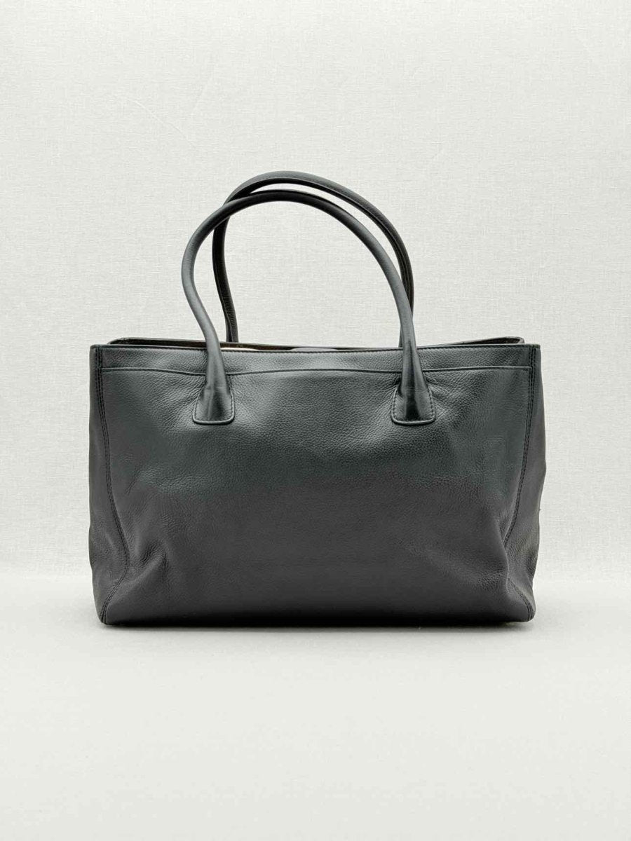 Pre - loved CHANEL Executive Cerf Black Tote Bag at Reems Closet