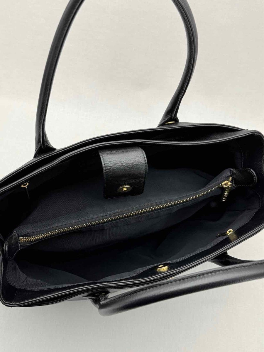Pre - loved CHANEL Executive Cerf Black Tote Bag at Reems Closet
