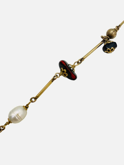 Pre - loved CHANEL Fashion Necklace at Reems Closet