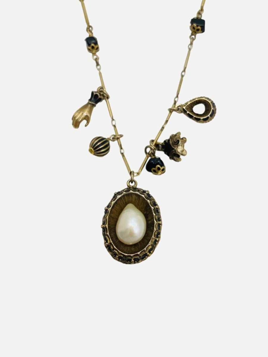 Pre-loved CHANEL Fashion Necklace at Reems Closet