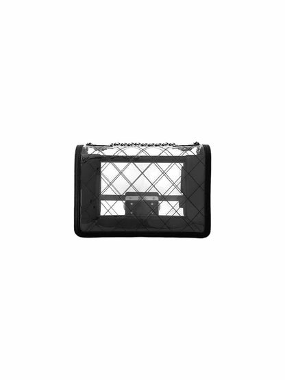 Pre - loved CHANEL Flap Naked Beauty Black Crossbody at Reems Closet