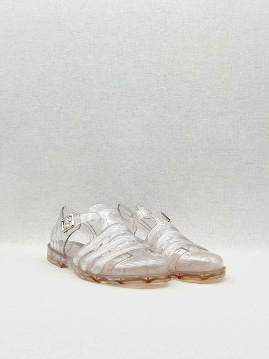 Pre - loved CHANEL Gladiator Transparent Size EU 40 Sandals at Reems Closet