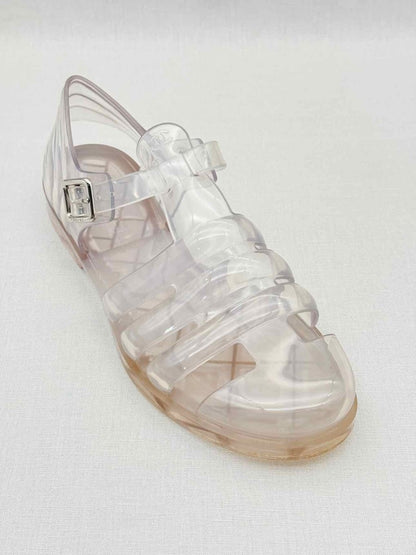 Pre - loved CHANEL Gladiator Transparent Size EU 40 Sandals at Reems Closet