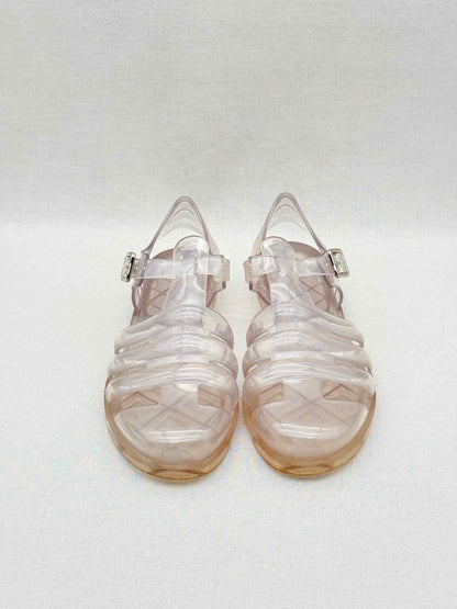 Pre - loved CHANEL Gladiator Transparent Size EU 40 Sandals at Reems Closet