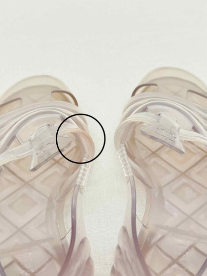 Pre - loved CHANEL Gladiator Transparent Size EU 40 Sandals at Reems Closet