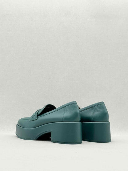 Pre - loved CHANEL Green Size EU 39 Loafers at Reems Closet