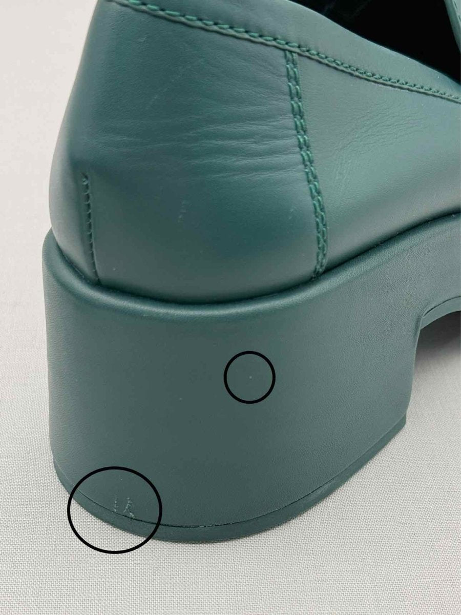 Pre - loved CHANEL Green Size EU 39 Loafers at Reems Closet