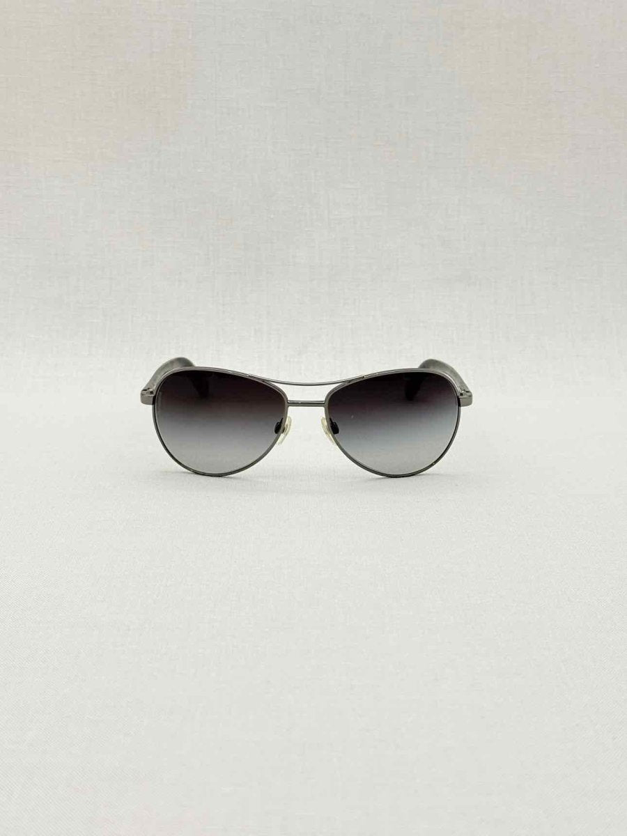 Pre - loved CHANEL Gun Metal Sunglasses at Reems Closet