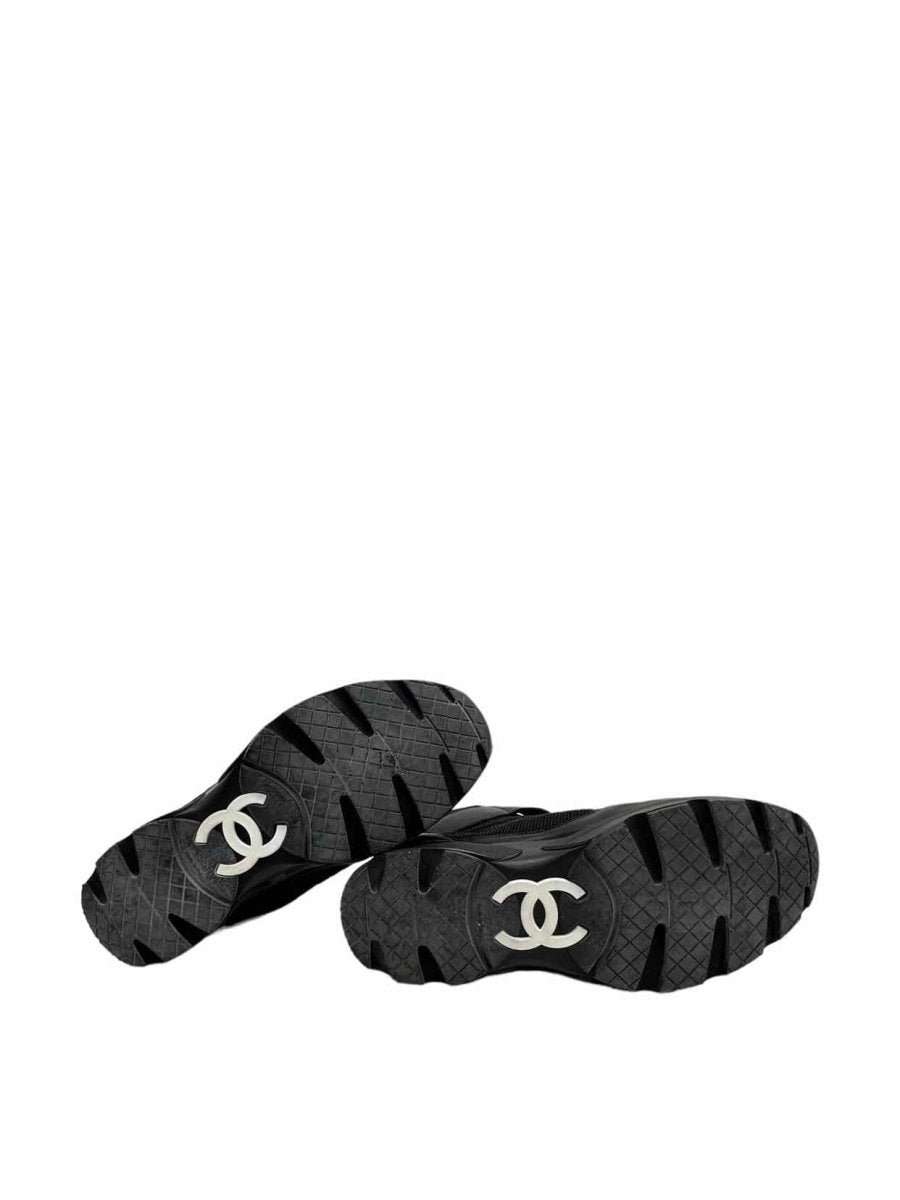 Pre - loved CHANEL Hi Top Black Size EU 36 Sneakers at Reems Closet
