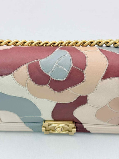 Pre - loved CHANEL Limited Edition Pink Multicolor Shoulder Bag at Reems Closet