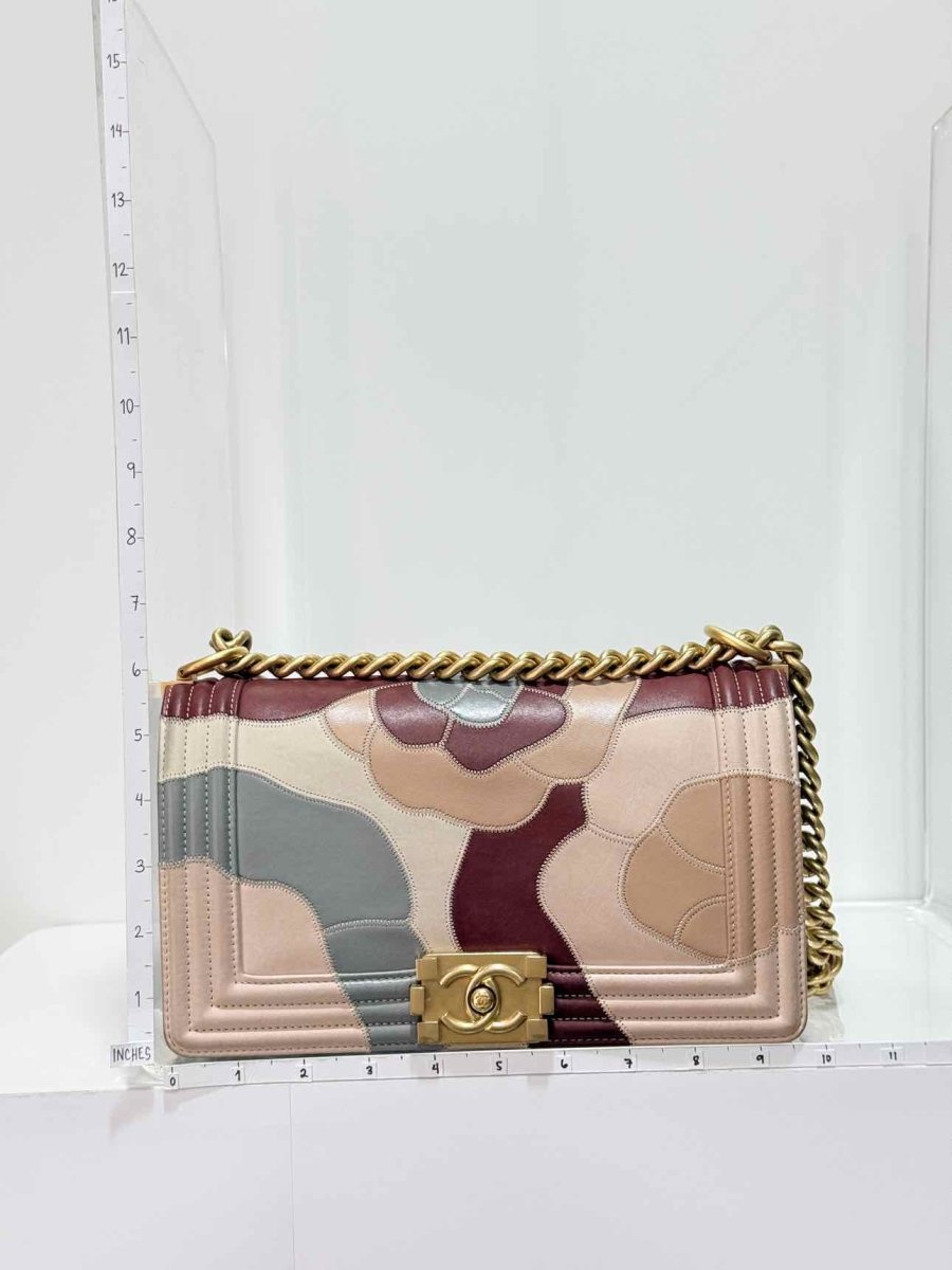 Pre - loved CHANEL Limited Edition Pink Multicolor Shoulder Bag at Reems Closet