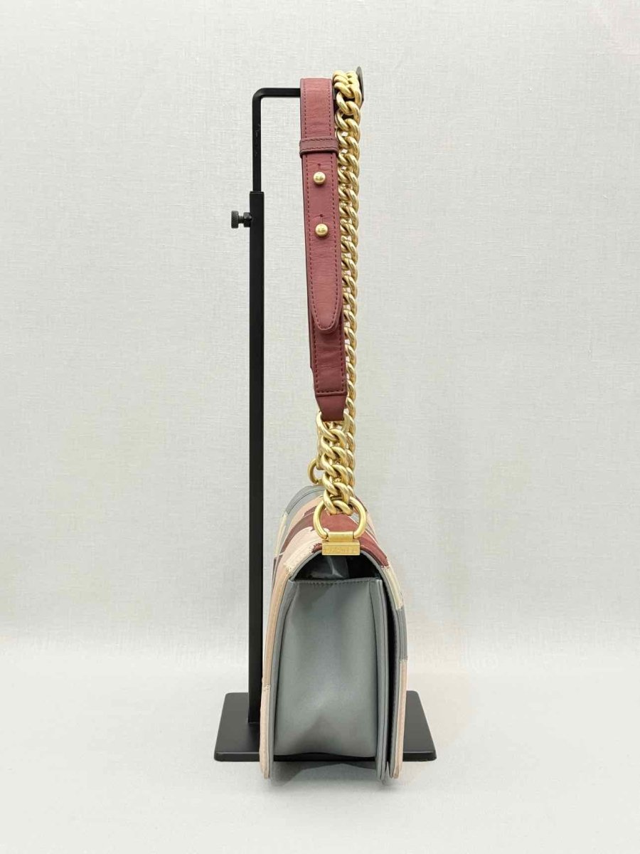 Pre - loved CHANEL Limited Edition Pink Multicolor Shoulder Bag at Reems Closet