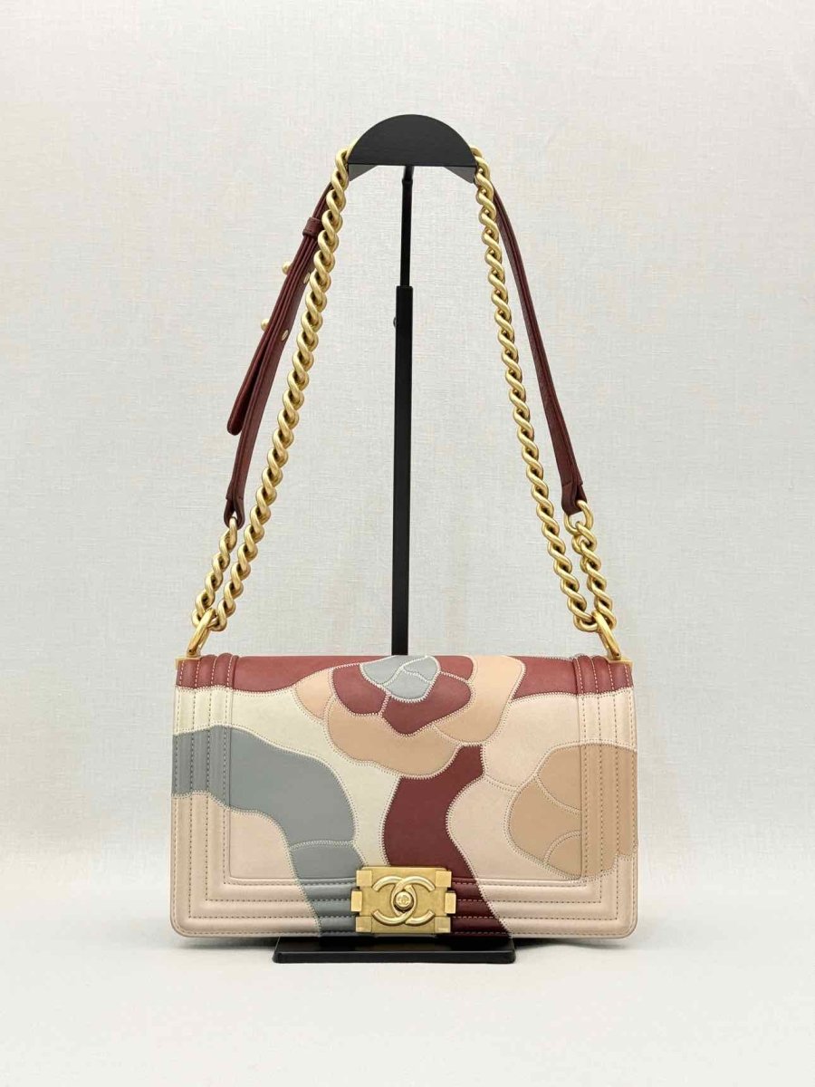 Pre - loved CHANEL Limited Edition Pink Multicolor Shoulder Bag at Reems Closet