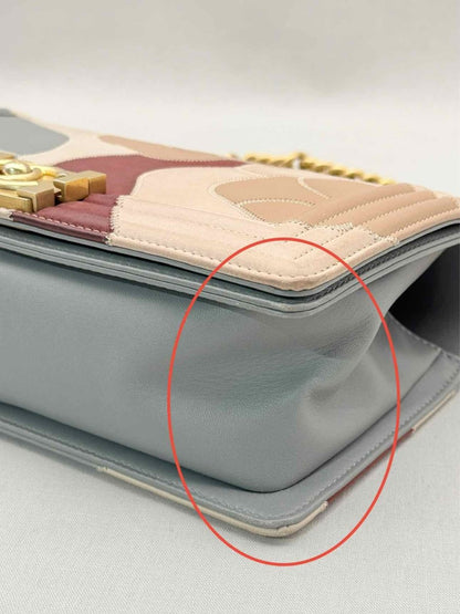 Pre - loved CHANEL Limited Edition Pink Multicolor Shoulder Bag at Reems Closet