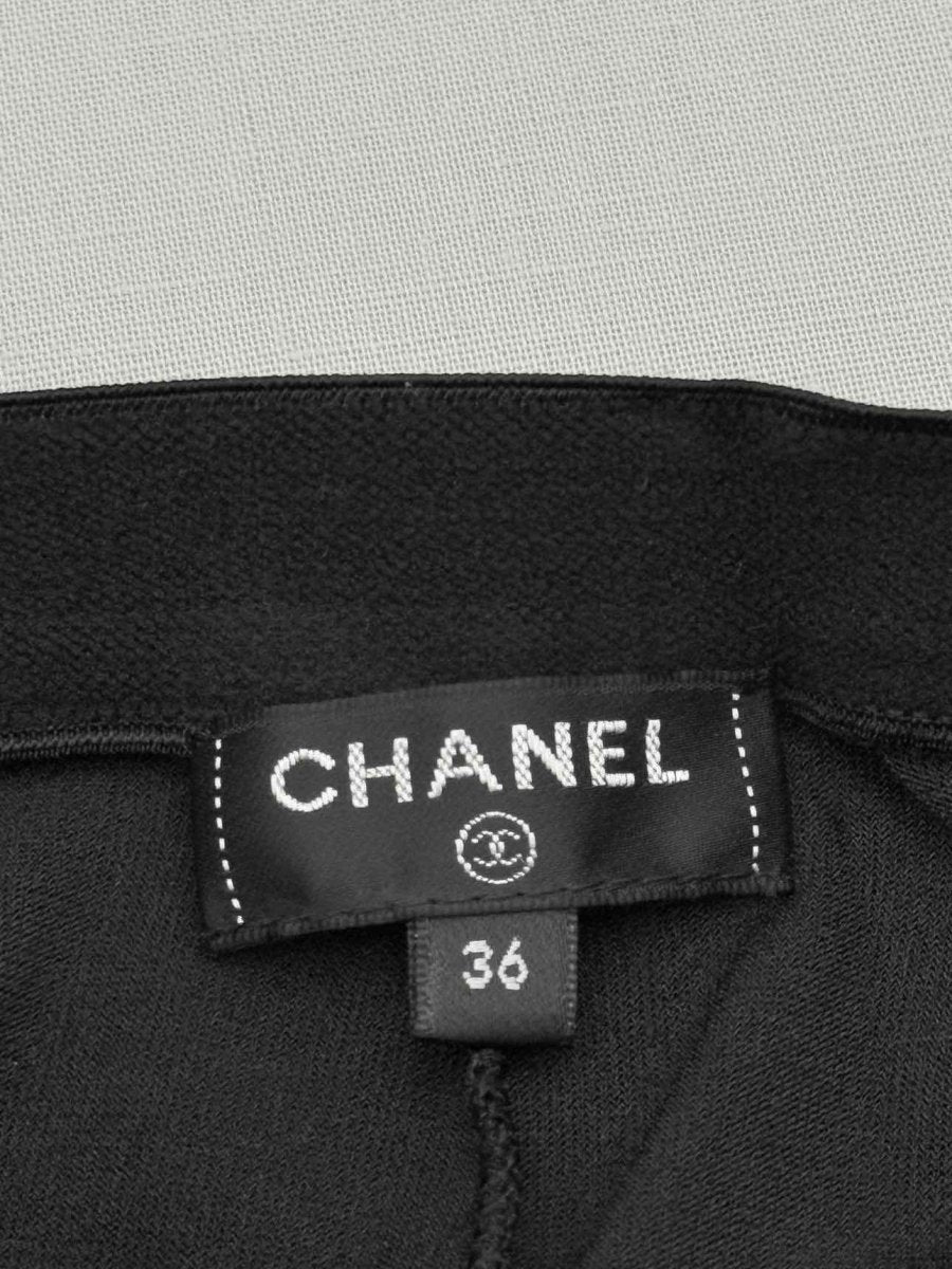 Pre - loved CHANEL Metiers d'arts Black Size US 4 Leggings at Reems Closet