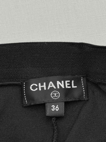 Pre - loved CHANEL Metiers d'arts Black Size US 4 Leggings at Reems Closet