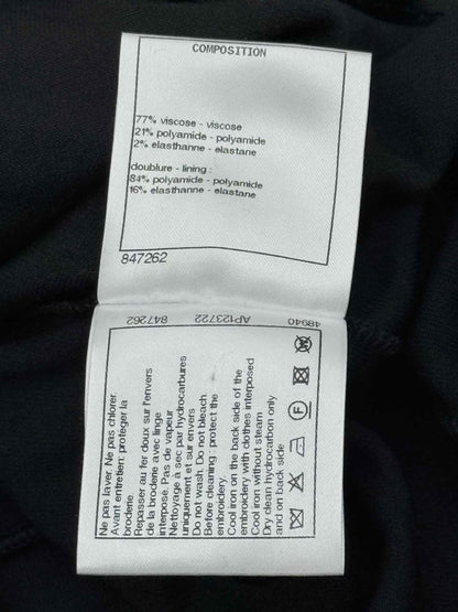 Pre - loved CHANEL Metiers d'arts Black Size US 6 Top at Reems Closet