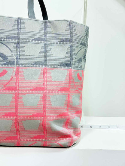 Pre - loved CHANEL New Travel Line Pink Multicolor Tote Bag at Reems Closet