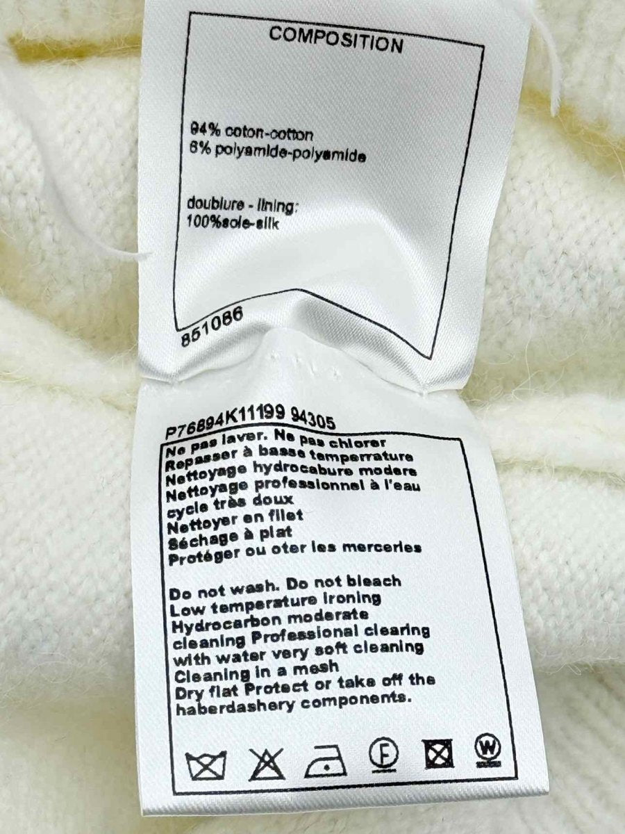 Pre - loved CHANEL Off - white Size US 0 Tank Top at Reems Closet