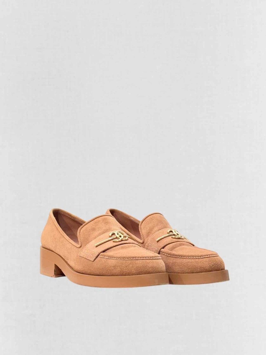 Pre - loved CHANEL Pink Size EU 37.5 Loafers at Reems Closet