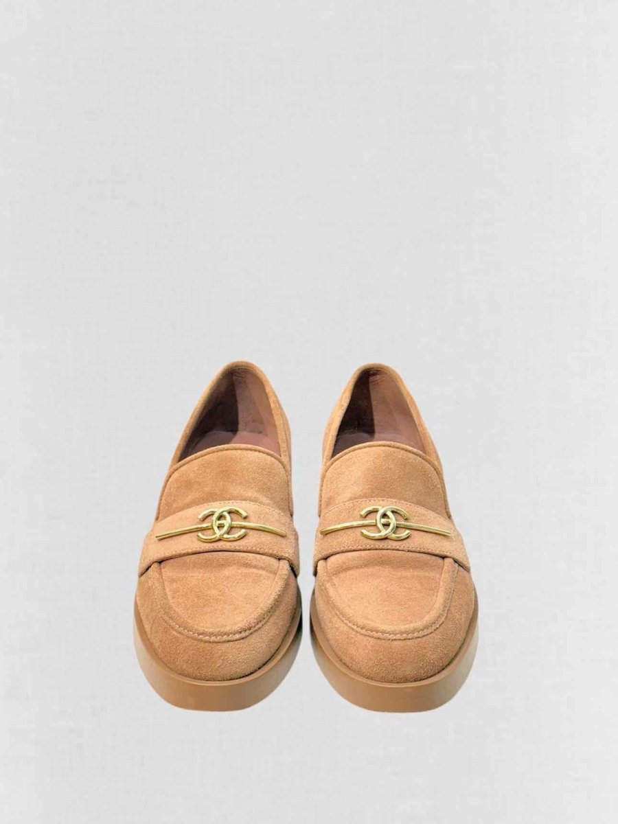 Pre - loved CHANEL Pink Size EU 37.5 Loafers at Reems Closet