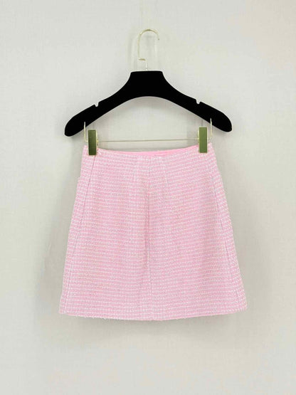 Pre-loved CHANEL Pink Size US 4 Mini Skirt at Reems Closet