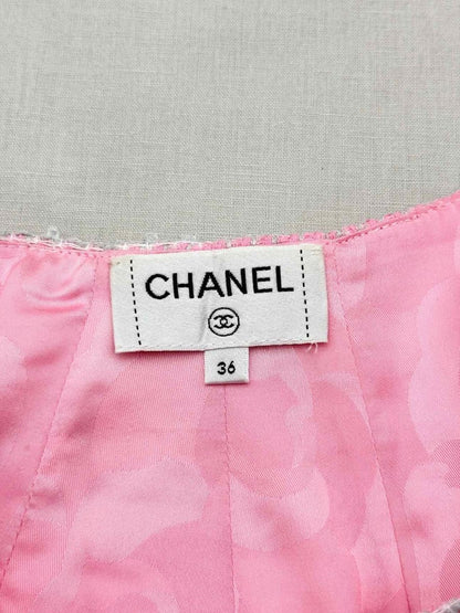 Pre-loved CHANEL Pink Size US 4 Mini Skirt at Reems Closet