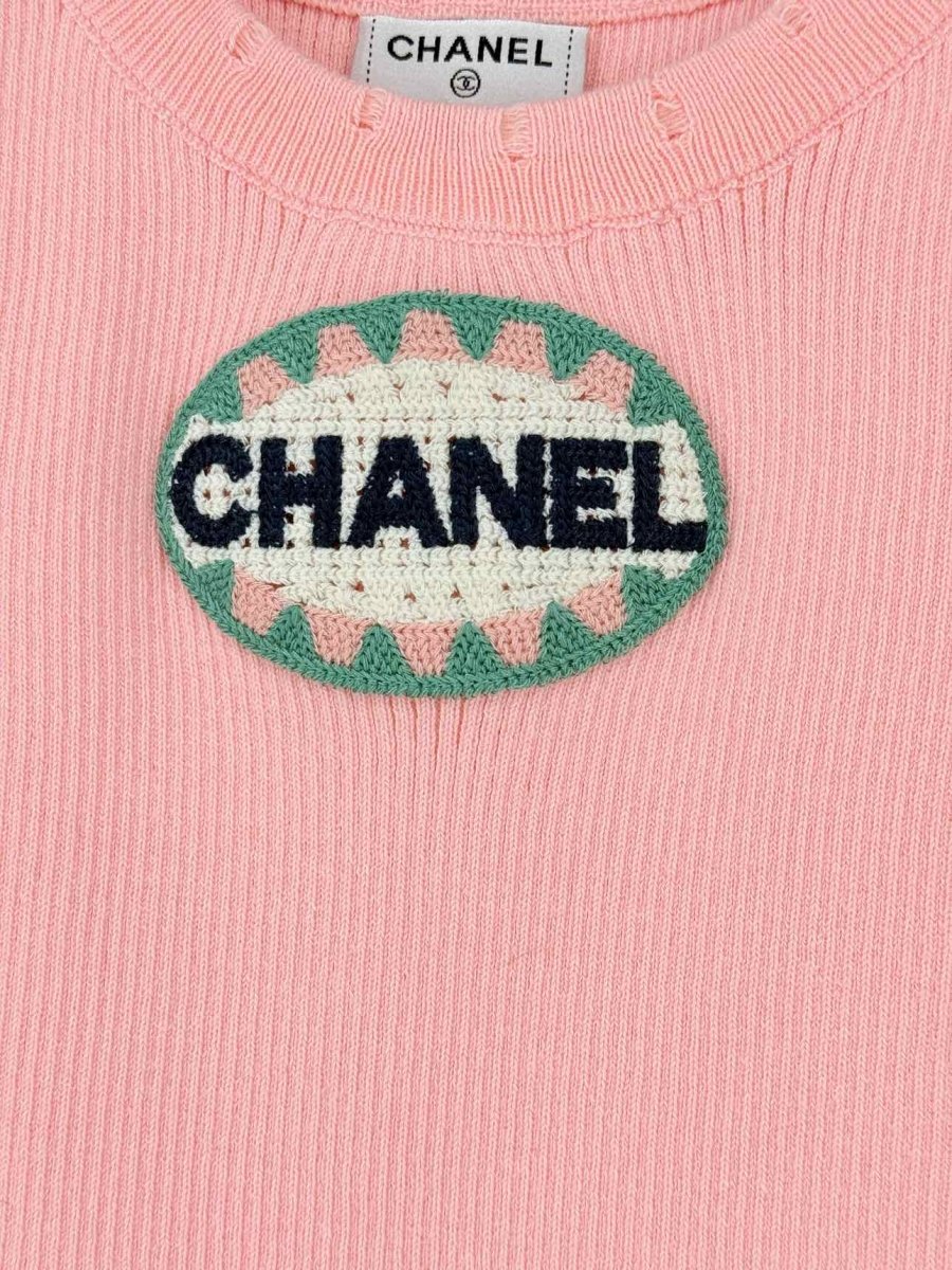 Pre - loved CHANEL Pink Size US 4 Tank Top at Reems Closet