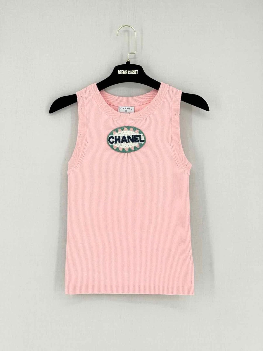 Pre - loved CHANEL Pink Size US 4 Tank Top at Reems Closet