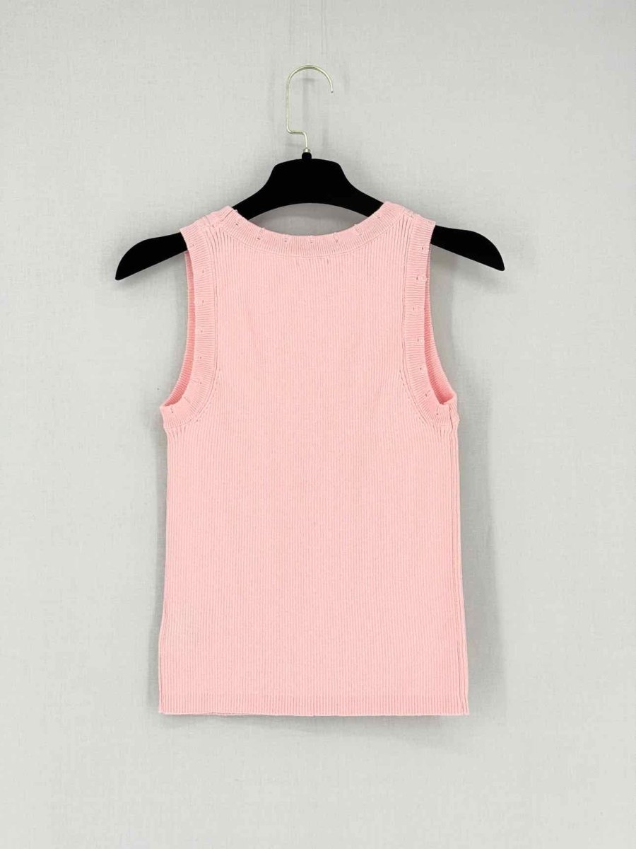 Pre - loved CHANEL Pink Size US 4 Tank Top at Reems Closet