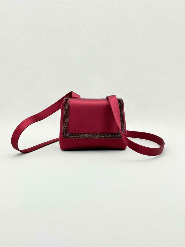 Pre - loved CHANEL Red Shoulder Bag at Reems Closet