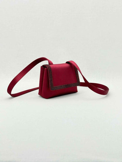 Pre - loved CHANEL Red Shoulder Bag at Reems Closet