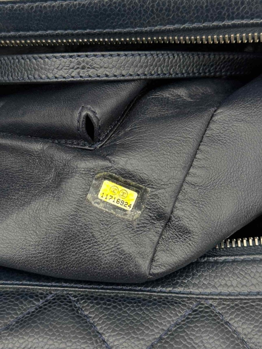 Pre - loved CHANEL Timeless Black Quilted Bowling Bag at Reems Closet