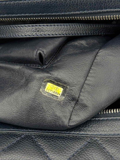 Pre - loved CHANEL Timeless Black Quilted Bowling Bag at Reems Closet