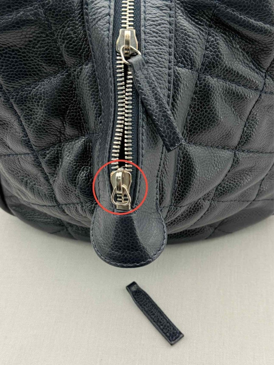 Pre - loved CHANEL Timeless Black Quilted Bowling Bag at Reems Closet