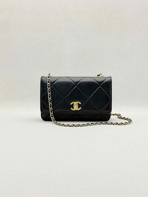 Pre-loved CHANEL Trendy CC WOC Black Quilted Shoulder Bag at Reems Closet