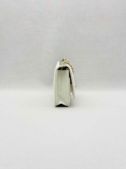 Pre-loved CHANEL Trendy CC WOC White Quilted Shoulder Bag at Reems Closet