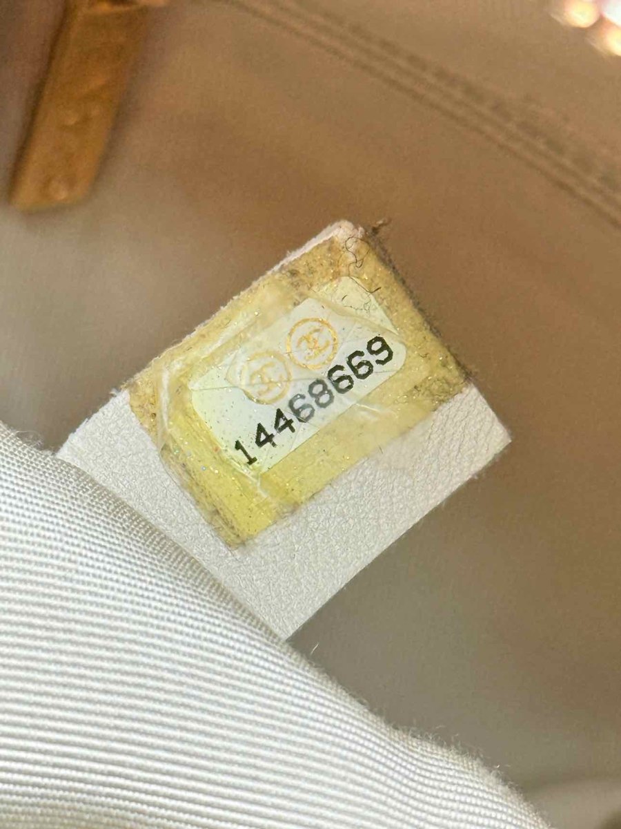 Pre - loved CHANEL Tweedy Bowler Black Quilted Shoulder Bag at Reems Closet