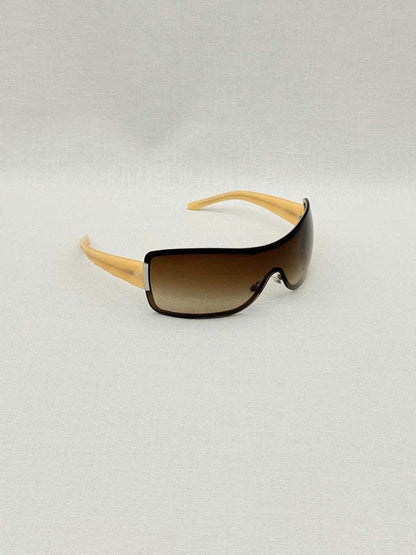 Pre-loved CHANEL Vintage Beige Sunglasses at Reems Closet