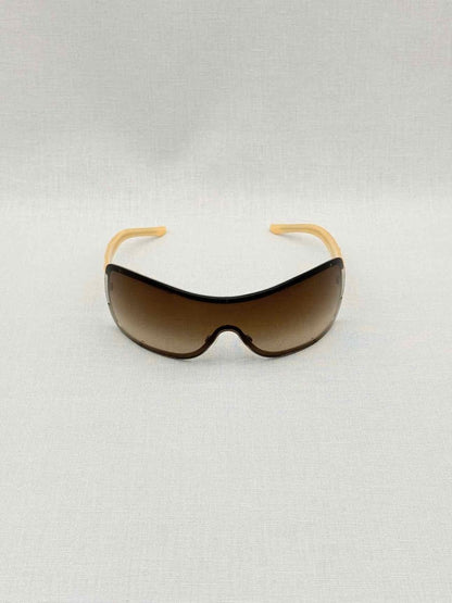Pre-loved CHANEL Vintage Beige Sunglasses at Reems Closet