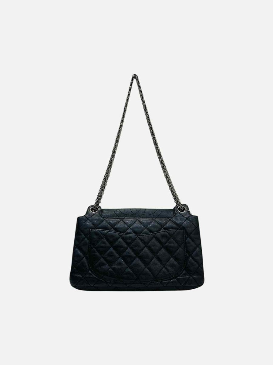 Pre - loved CHANEL Vintage Black Quilted Shoulder Bag at Reems Closet