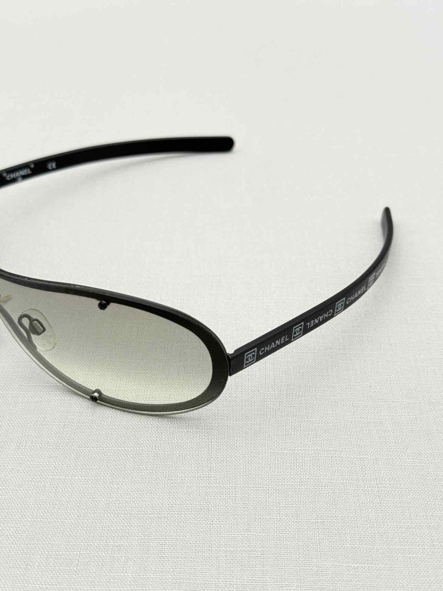 Pre-loved CHANEL Vintage Brown Sunglasses at Reems Closet