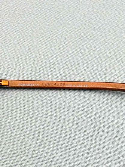 Pre-loved CHANEL Vintage Orange Sunglasses at Reems Closet