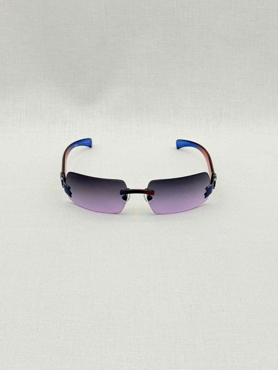 Pre-loved CHANEL Vintage Red & Blue Sunglasses at Reems Closet