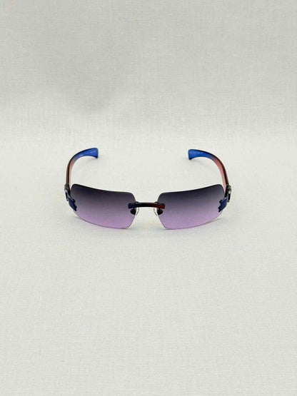 Pre-loved CHANEL Vintage Red & Blue Sunglasses at Reems Closet